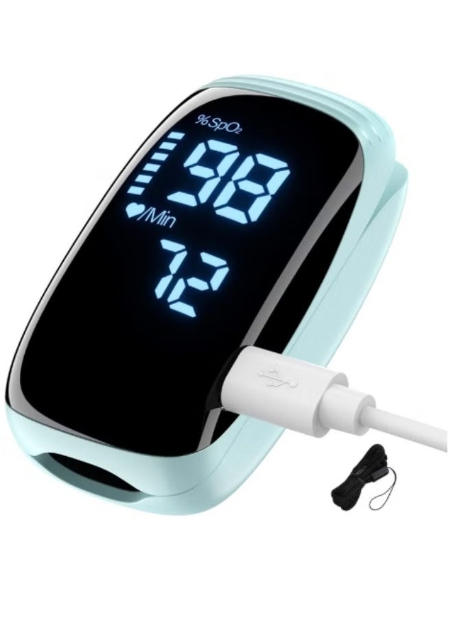 Portable Finger Clip Oximeter For Medical Blood Oxygen Saturation Detection, Household Pulse And Heart Rate Monitoring